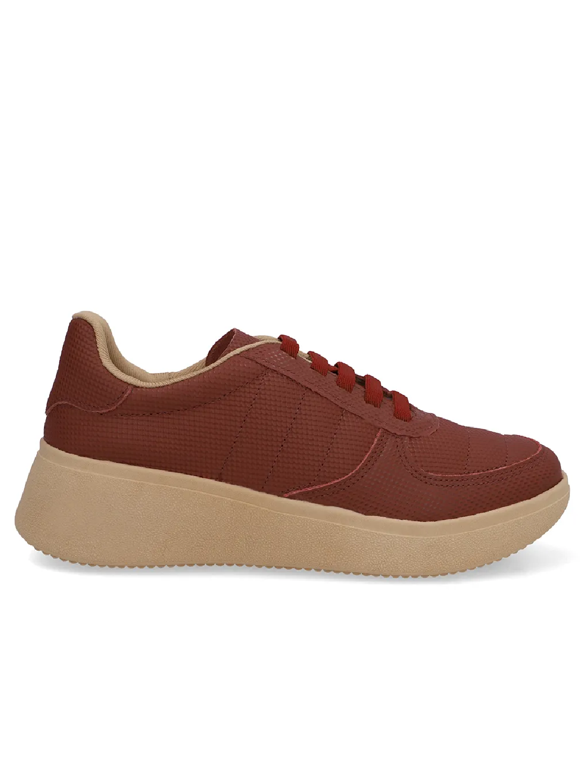 Zapatillas de cuero militar verde con encaje elástico - Imagen 2