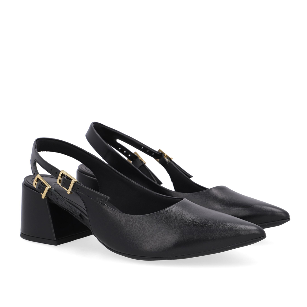 SLINGBACK EM COURO