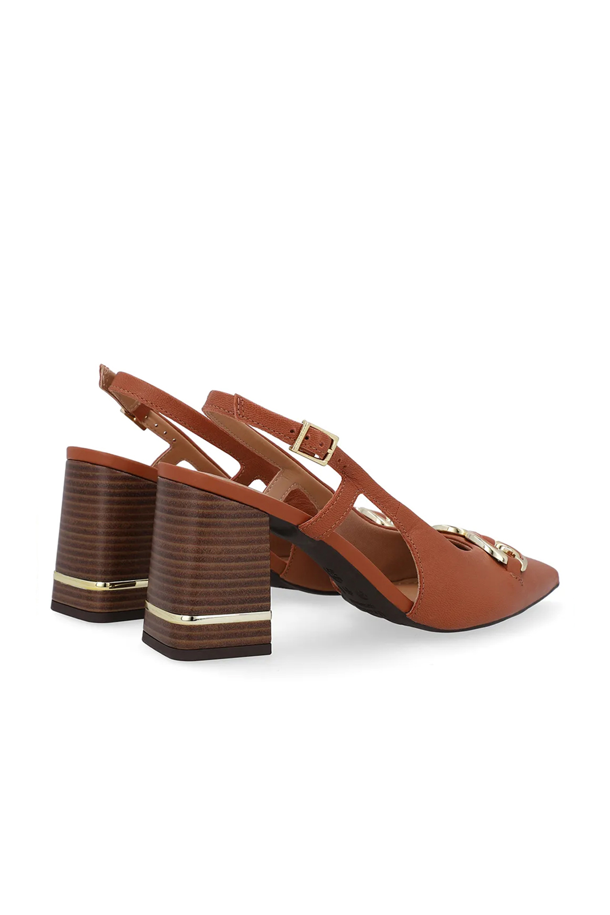 SLINGBACK EM COURO - Imagen 2