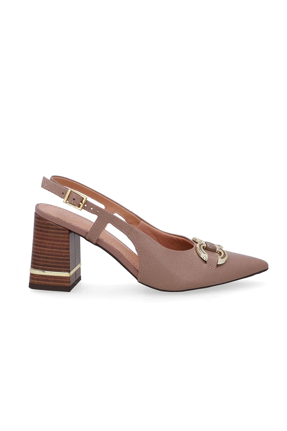 SLINGBACK EM COURO - Imagen 3