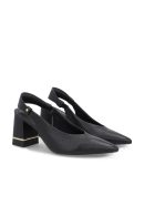 SLINGBACK EM COURO