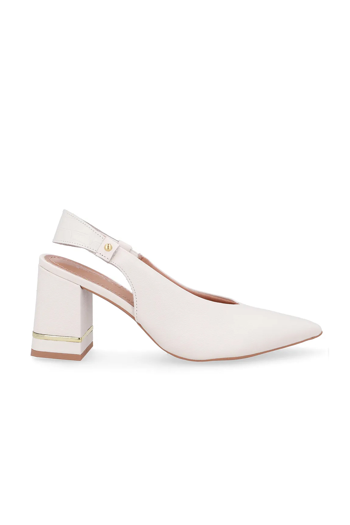 SLINGBACK EM COURO - Imagen 3