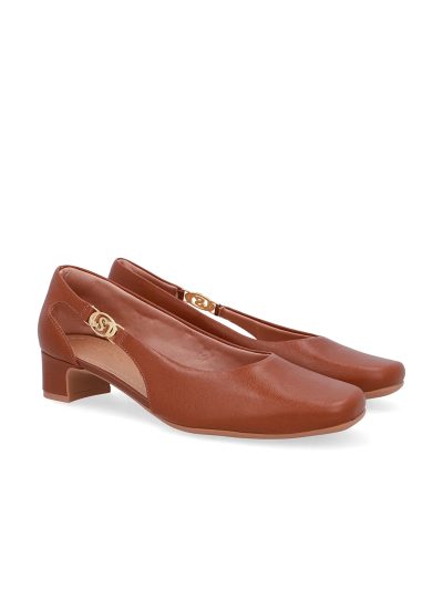 SCARPIN EM COURO