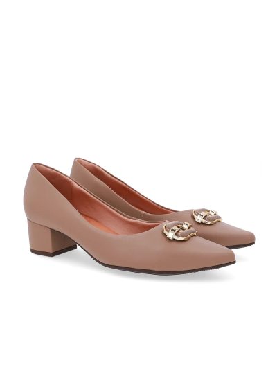 SCARPIN EM COURO