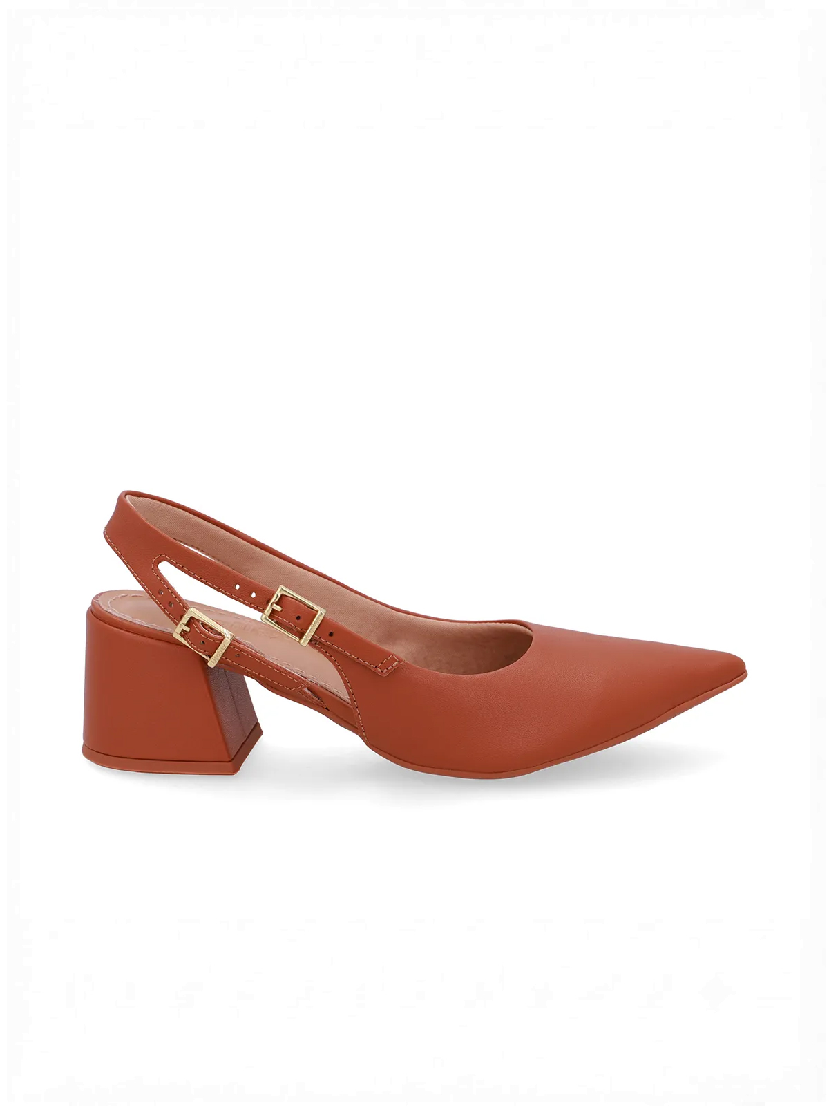 SLINGBACK EM COURO - Imagen 3