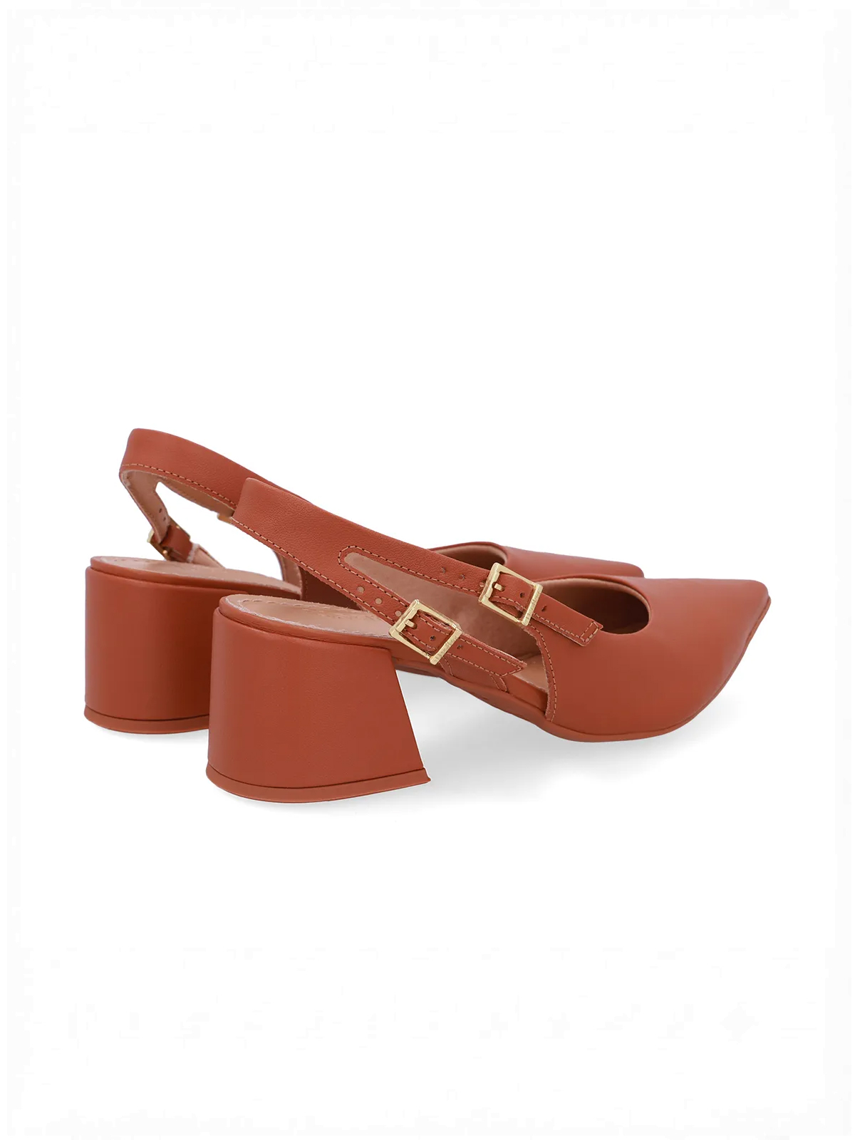 SLINGBACK EM COURO - Imagen 2