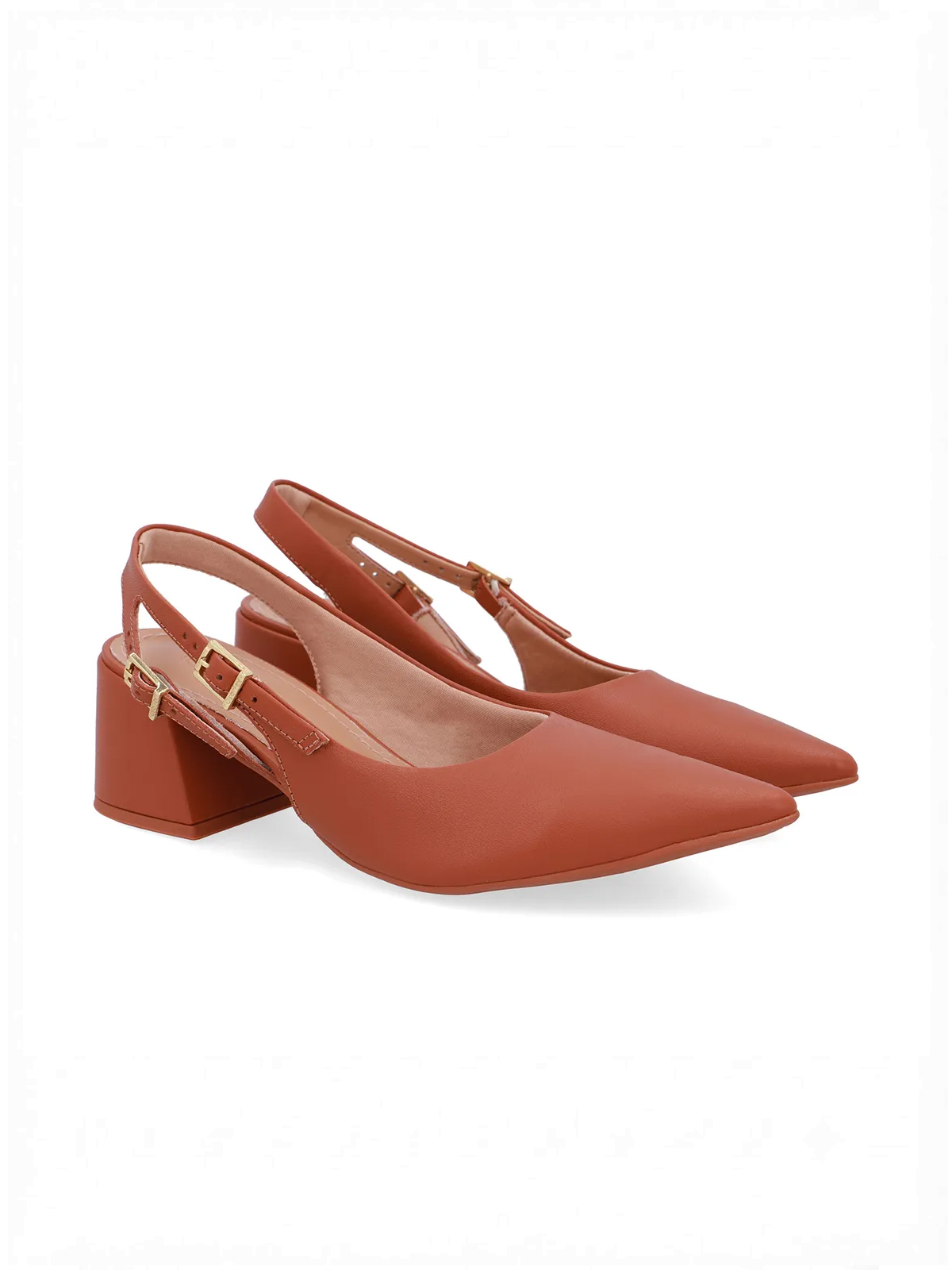 SLINGBACK EM COURO