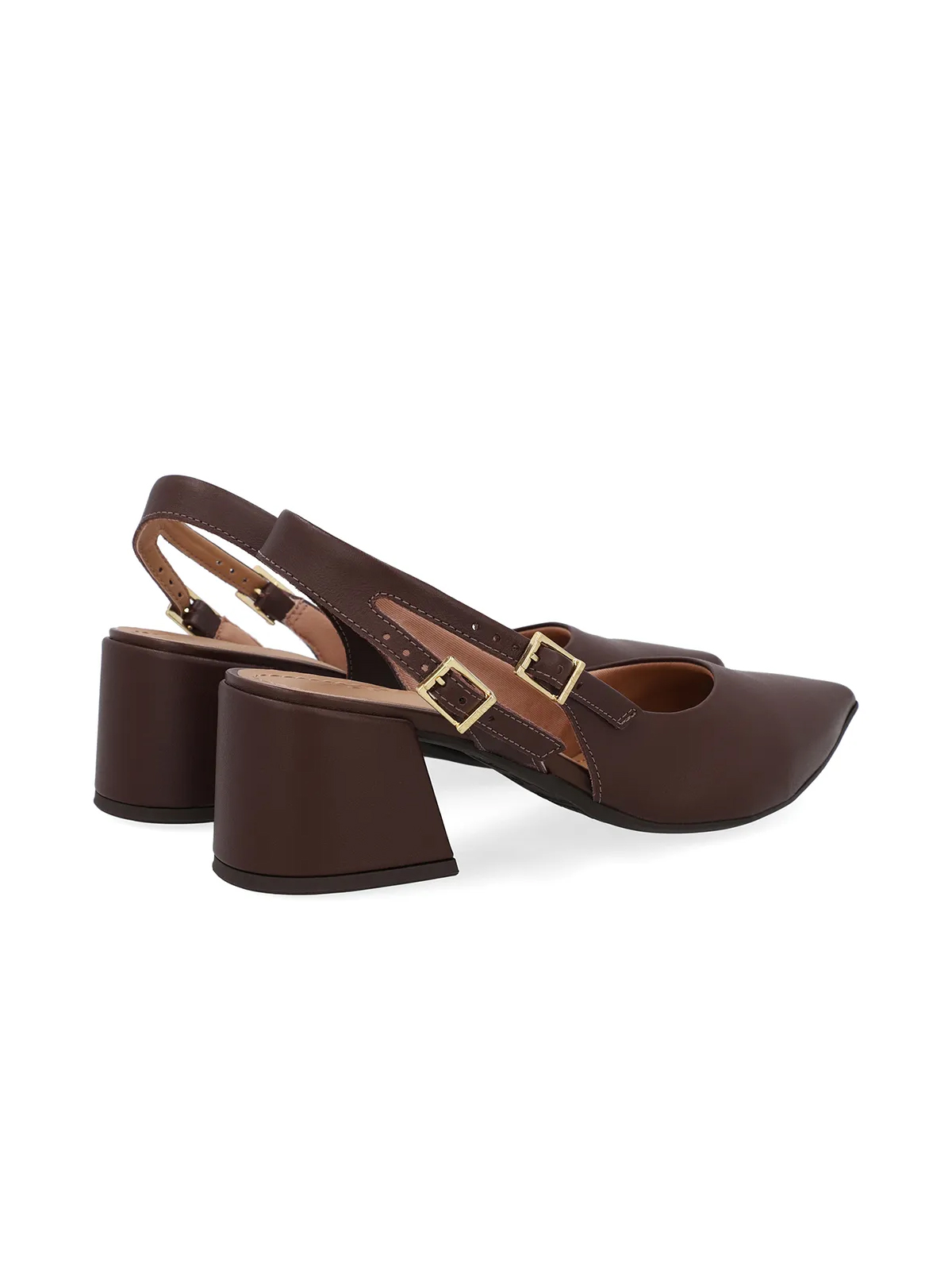 SLINGBACK EM COURO - Imagen 2