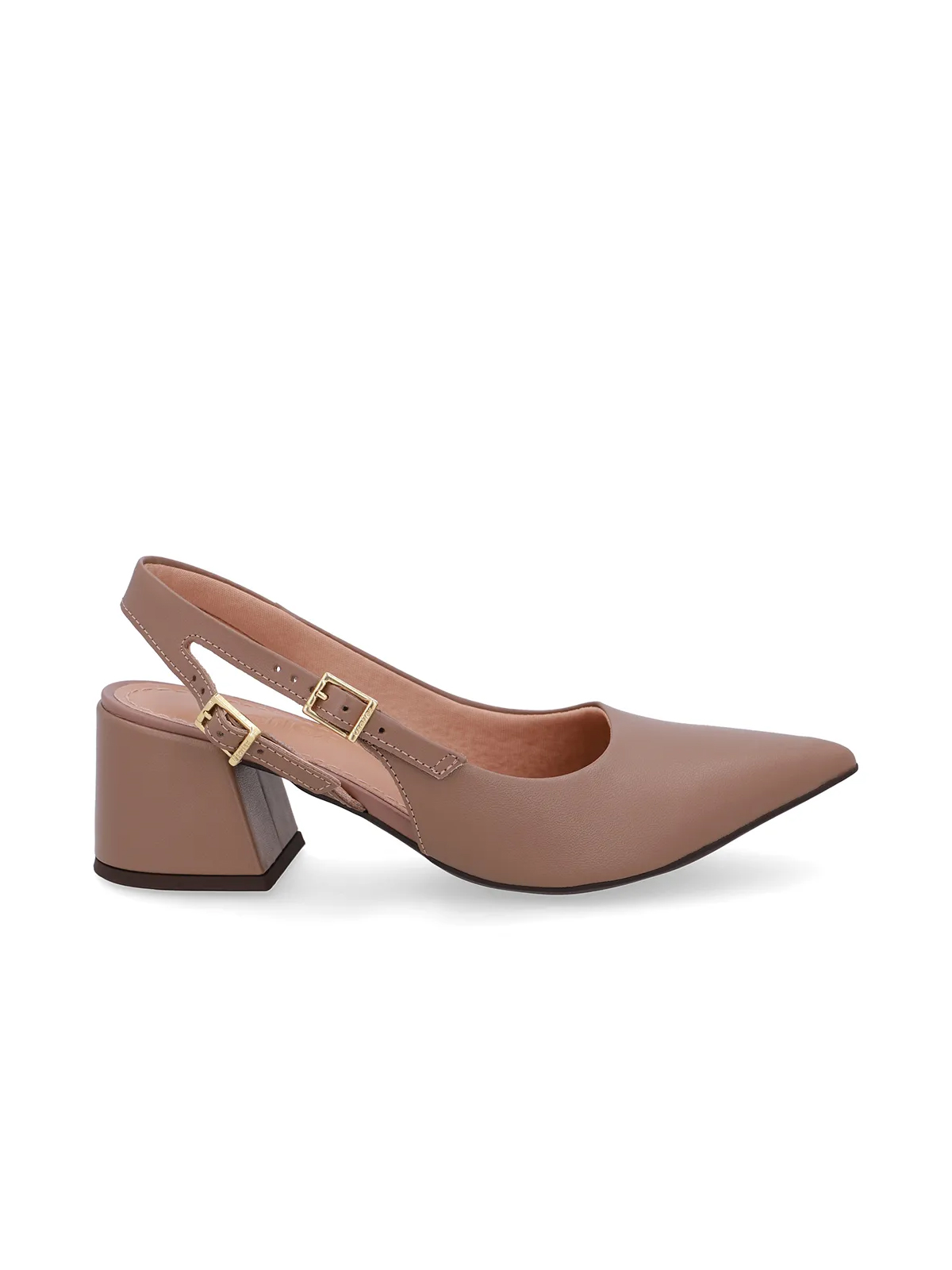SLINGBACK EM COURO - Imagen 3