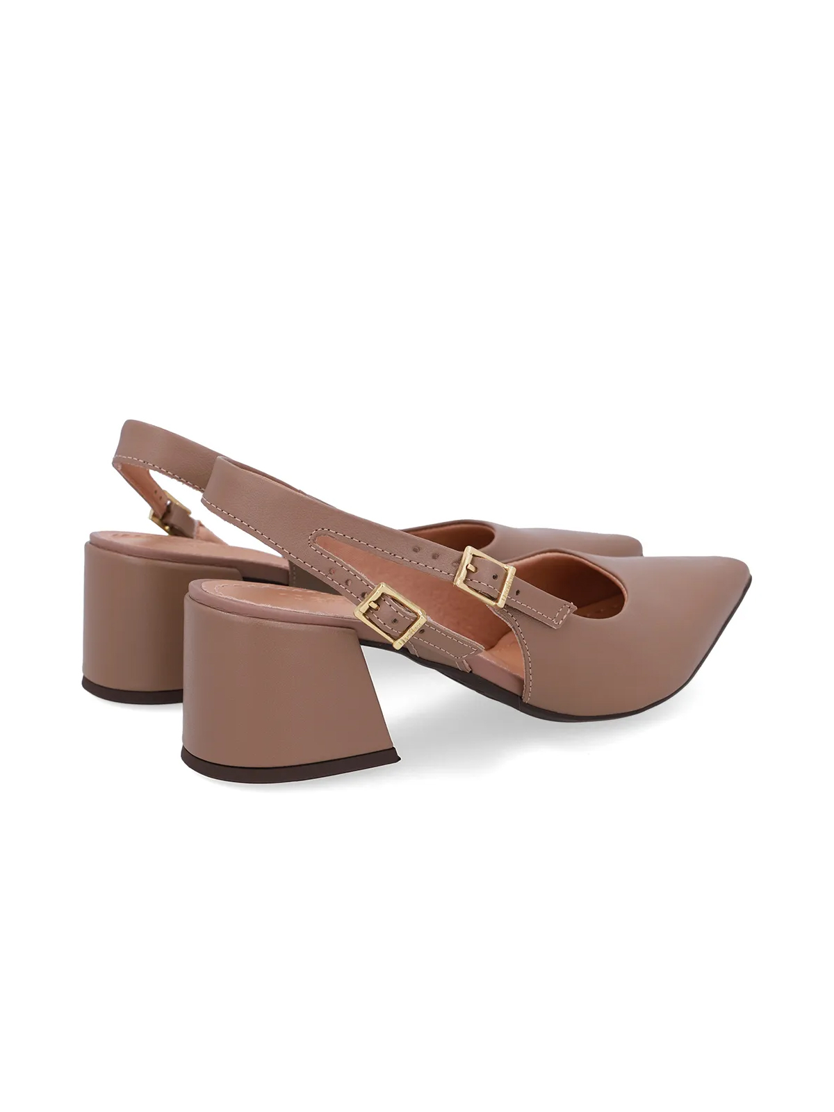 SLINGBACK EM COURO - Imagen 2