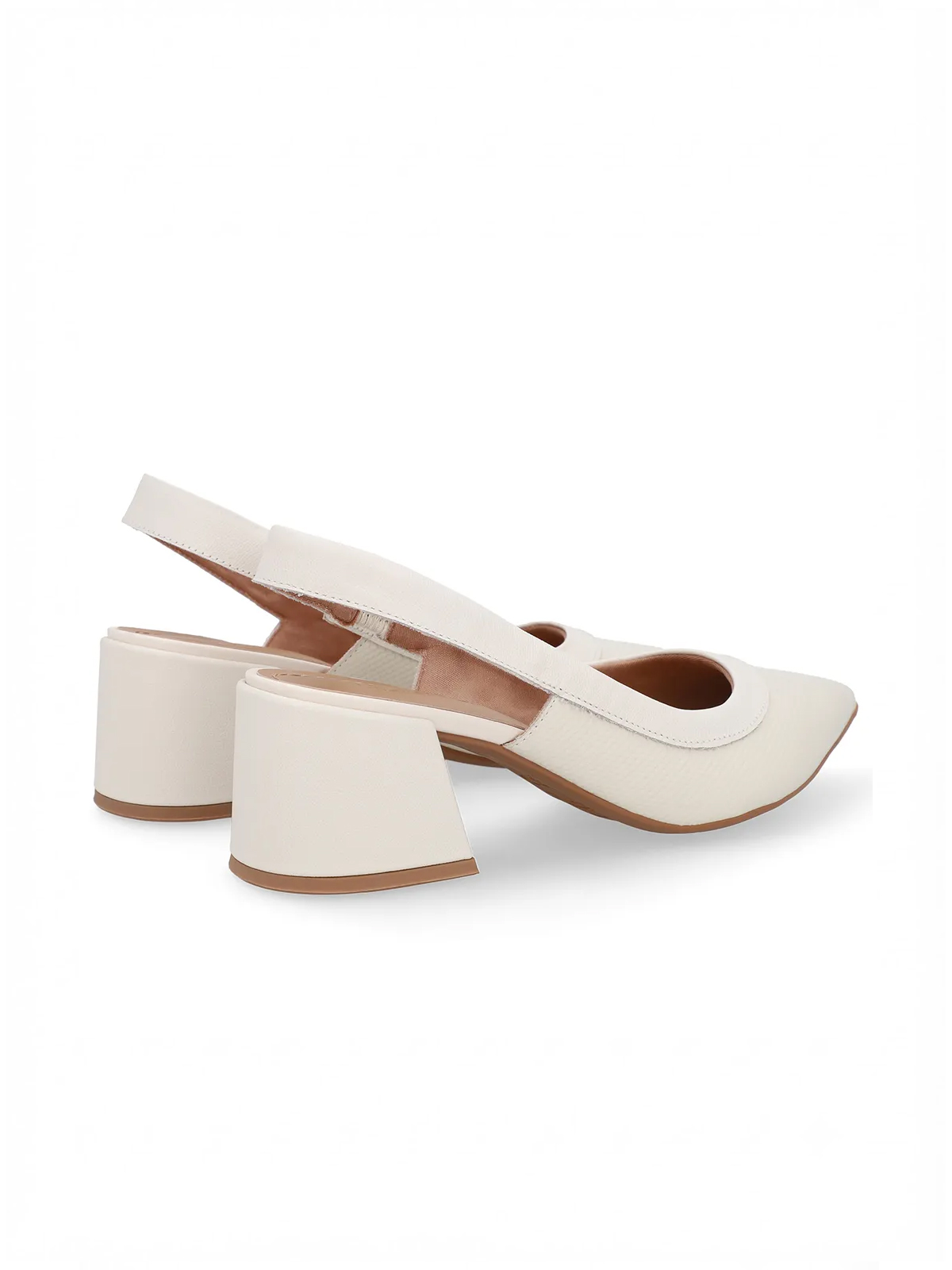SLINGBACK EM COURO - Imagen 2