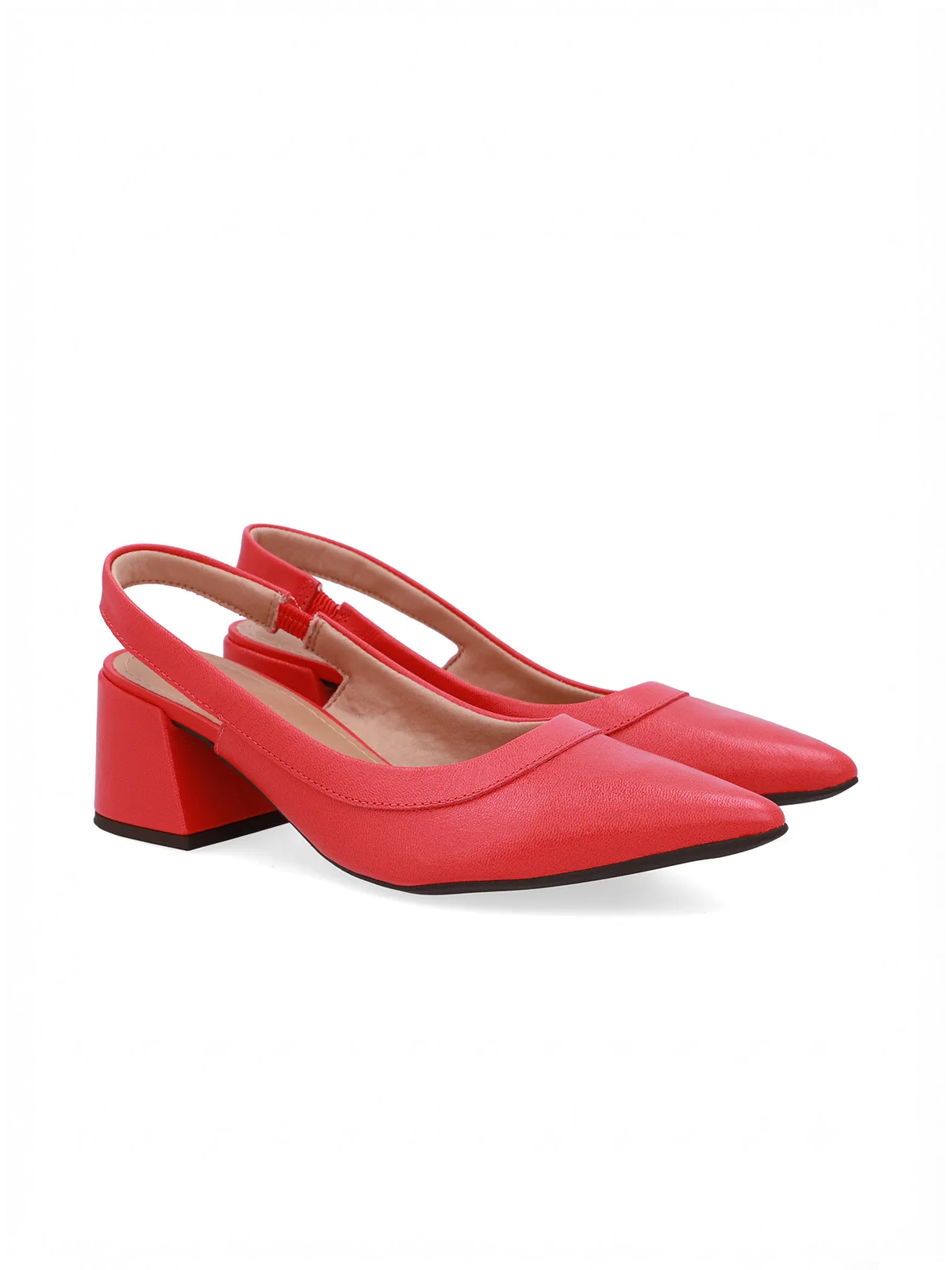 SLINGBACK EM COURO
