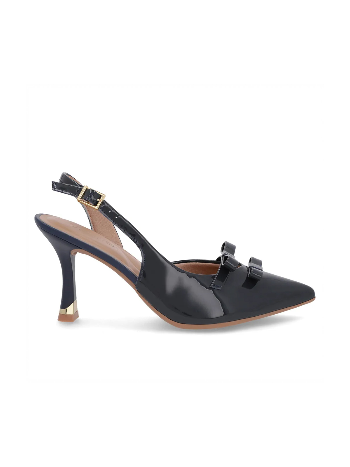 SLINGBACK EM COURO - Imagen 3