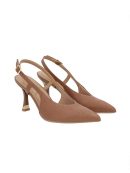 SLINGBACK EM COURO