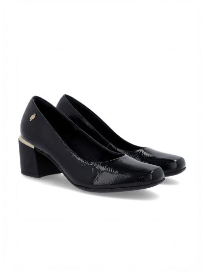 SCARPIN EM COURO VERNIZ