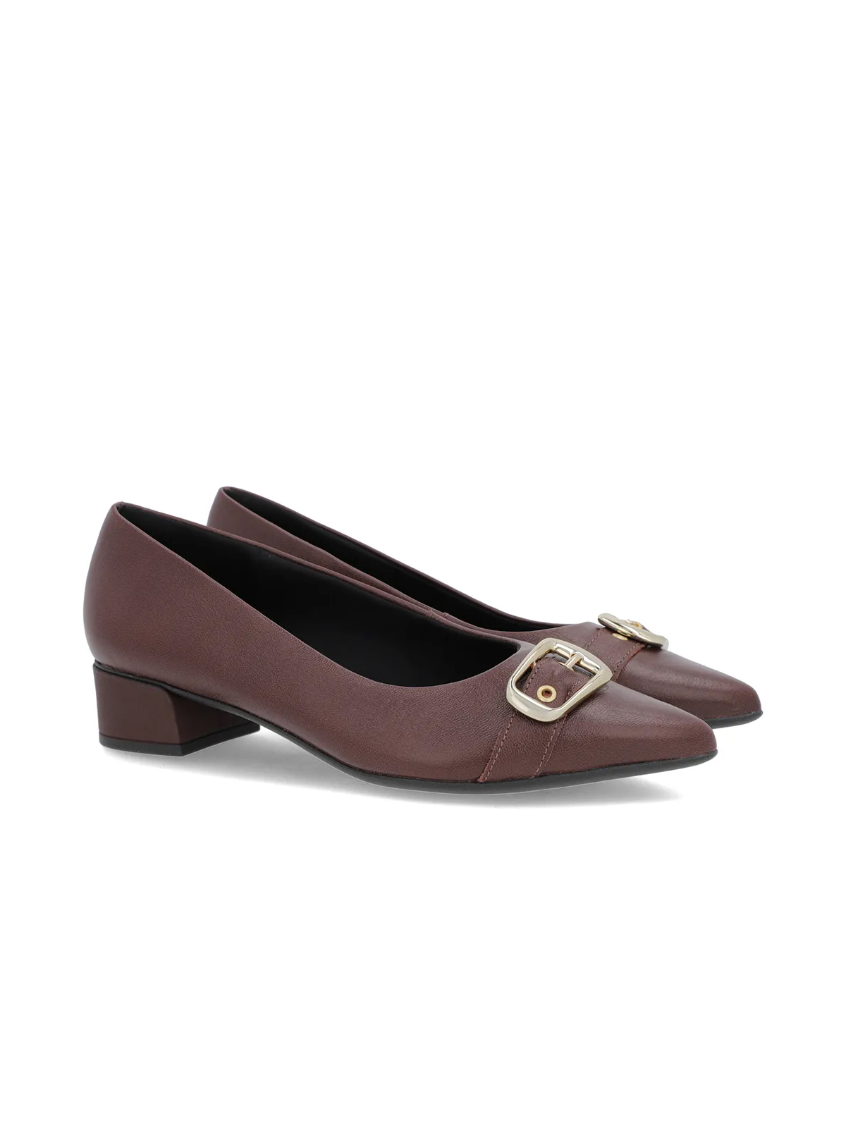 SCARPIN EM COURO