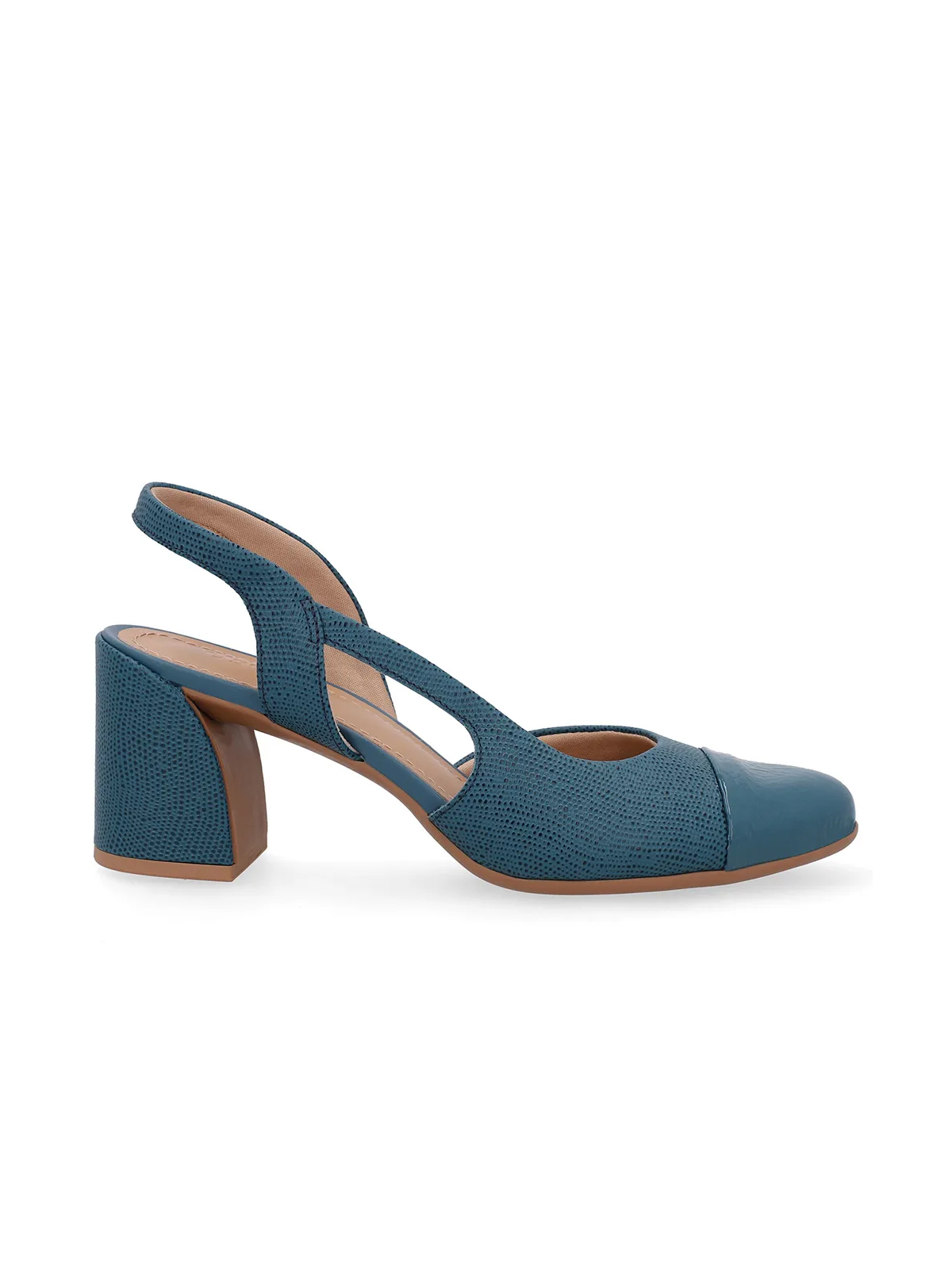 SLINGBACK EM COURO - Imagen 3