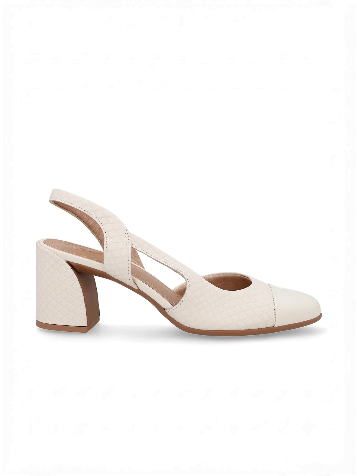 SLINGBACK EM COURO - Imagen 3