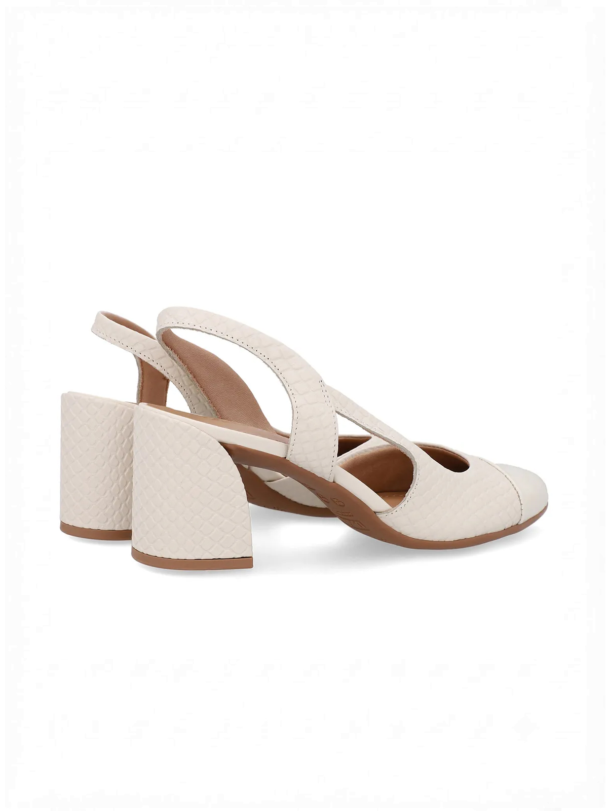 SLINGBACK EM COURO - Imagen 2