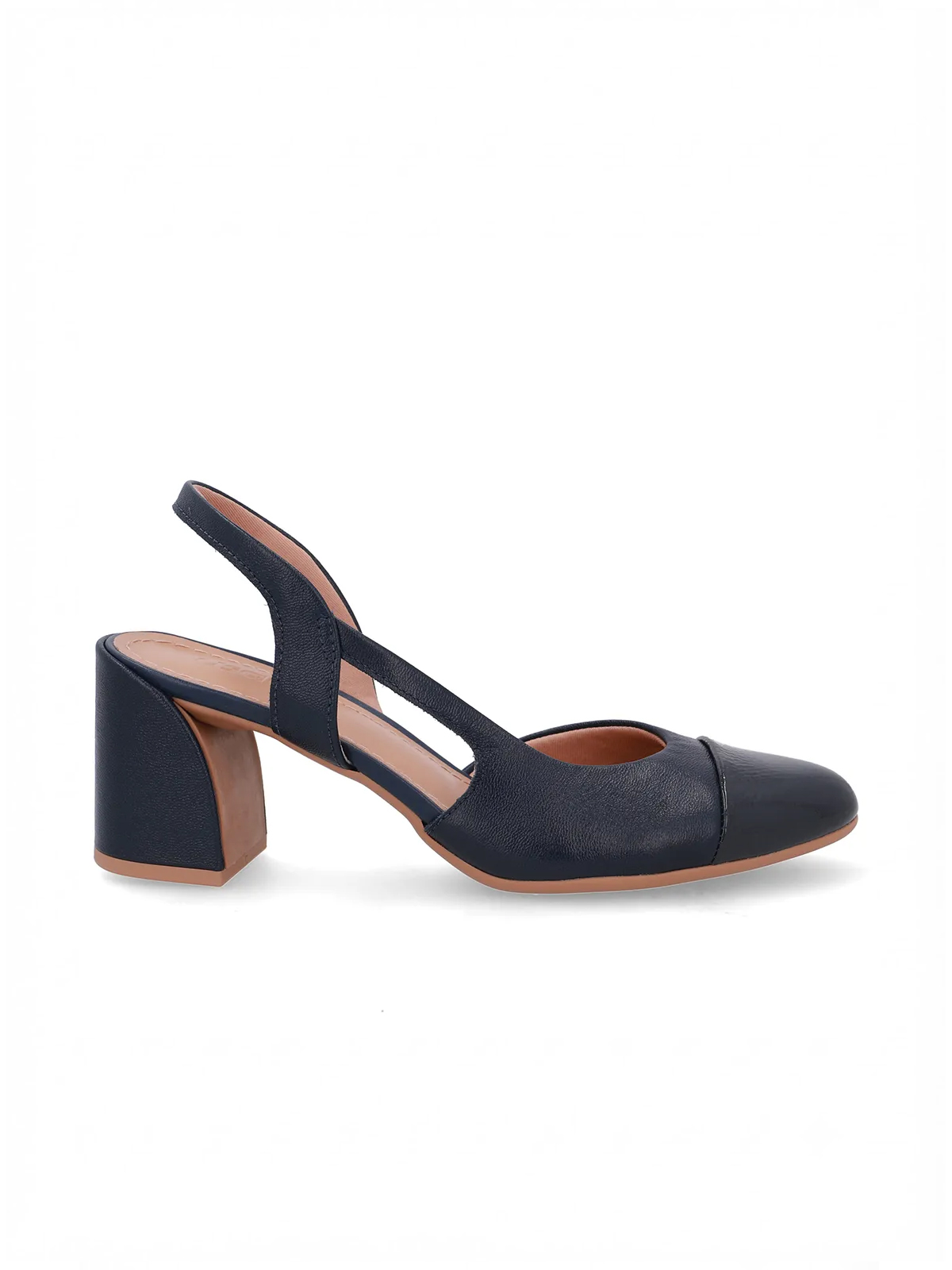 SLINGBACK EM COURO - Imagen 3