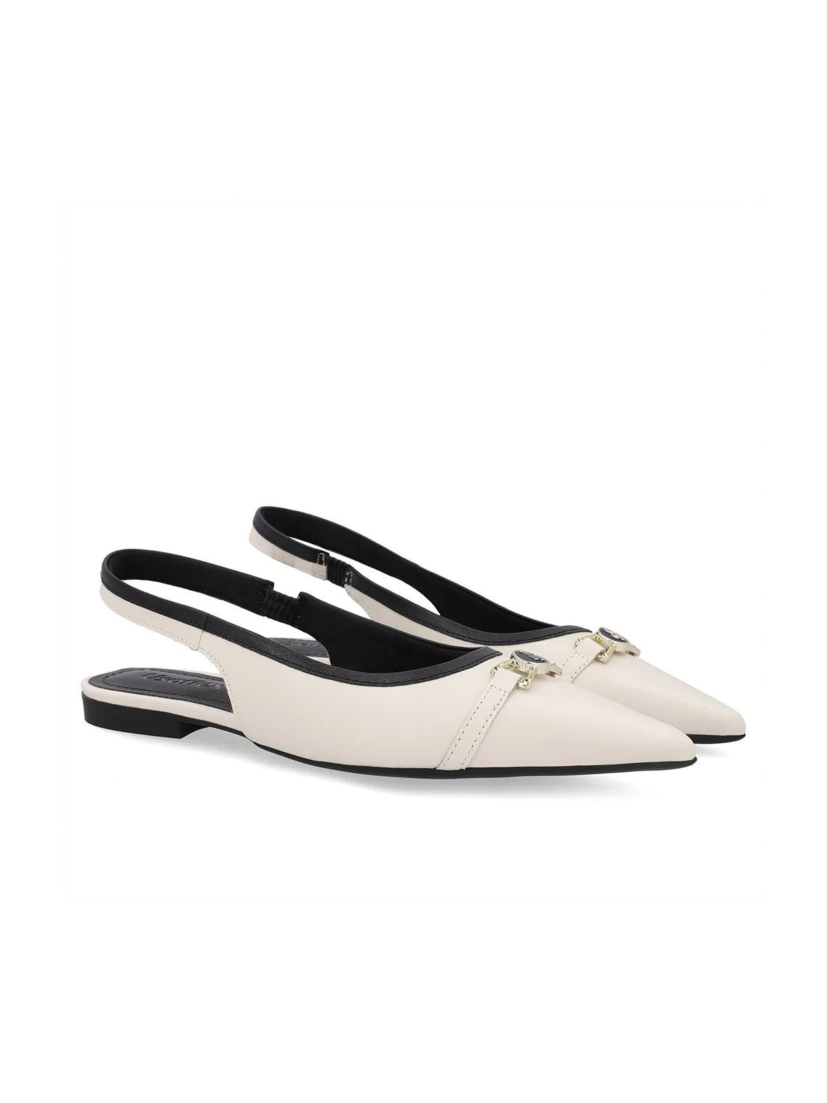 SLINGBACK EM COURO