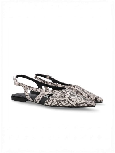 SLINGBACK EM COURO