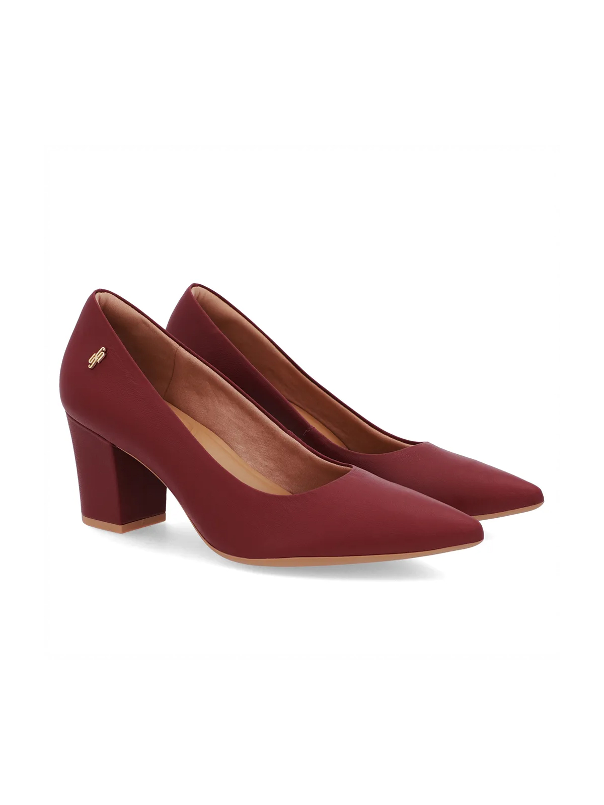 SCARPIN EM COURO