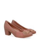 SCARPIN EM COURO
