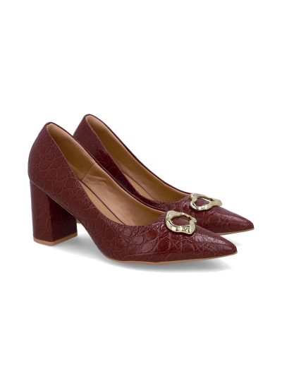 SCARPIN EM COURO