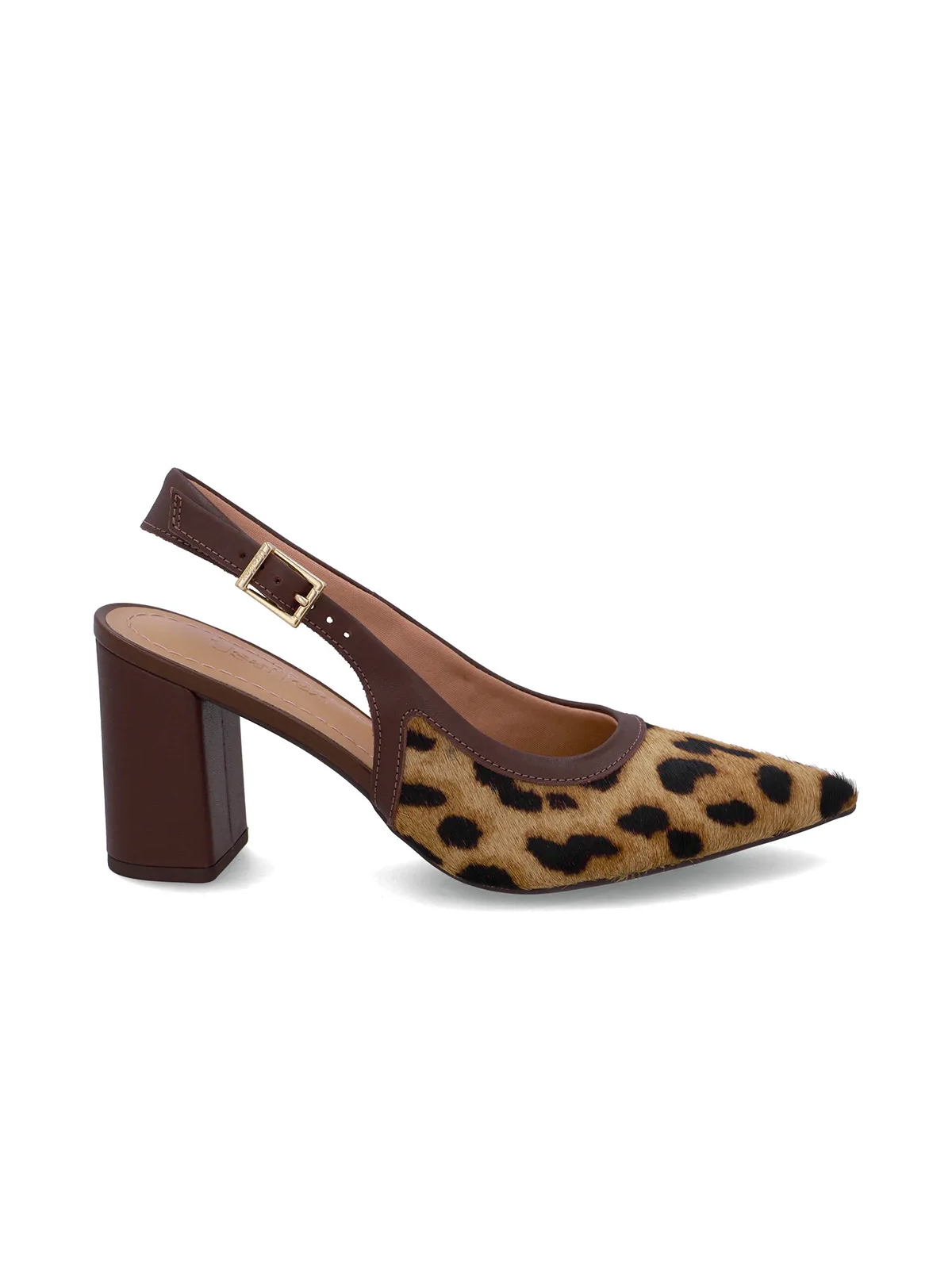 SLINGBACK EM COURO - Imagen 3