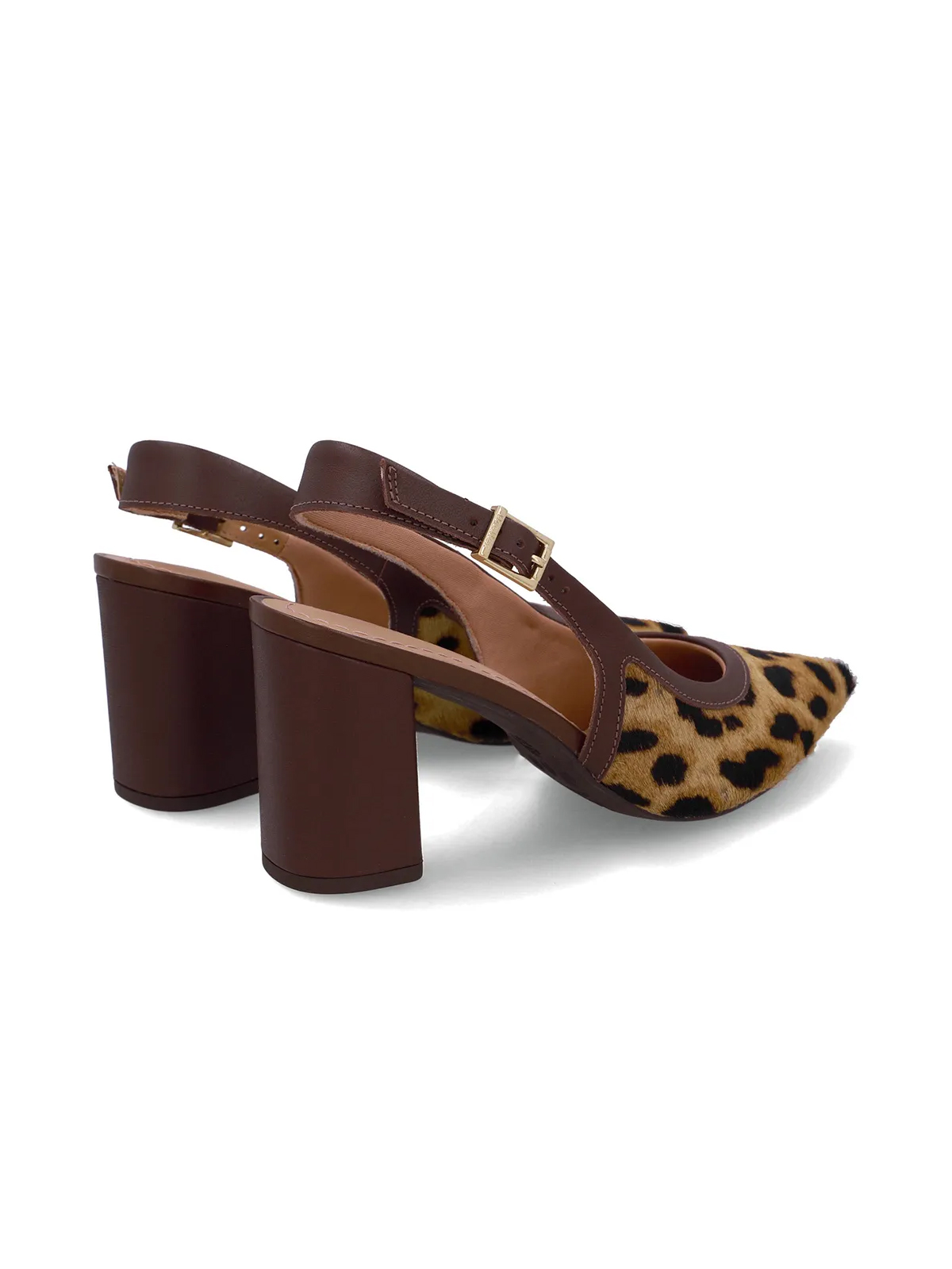 SLINGBACK EM COURO - Imagen 2