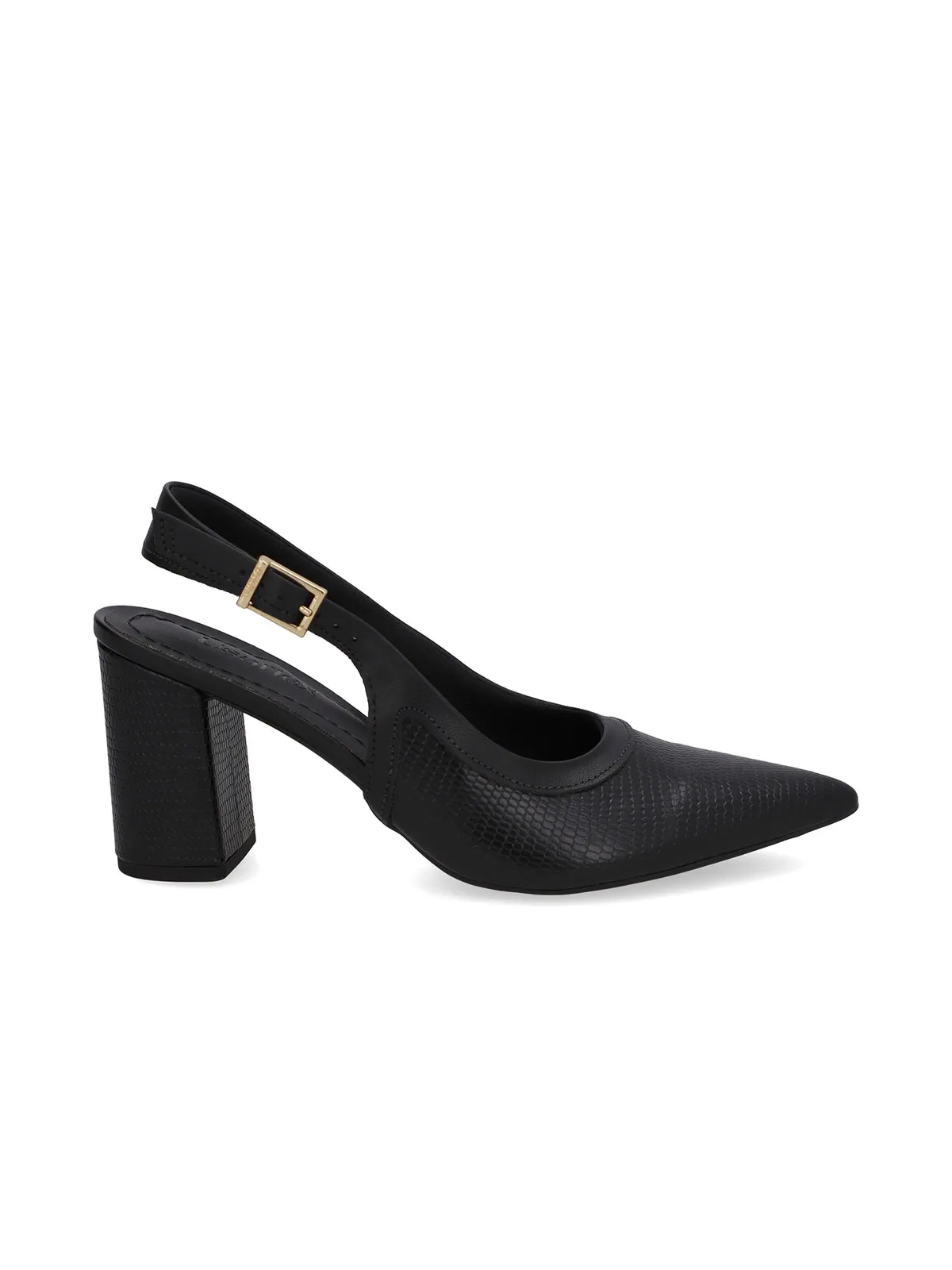 SLINGBACK EM COURO - Imagen 3