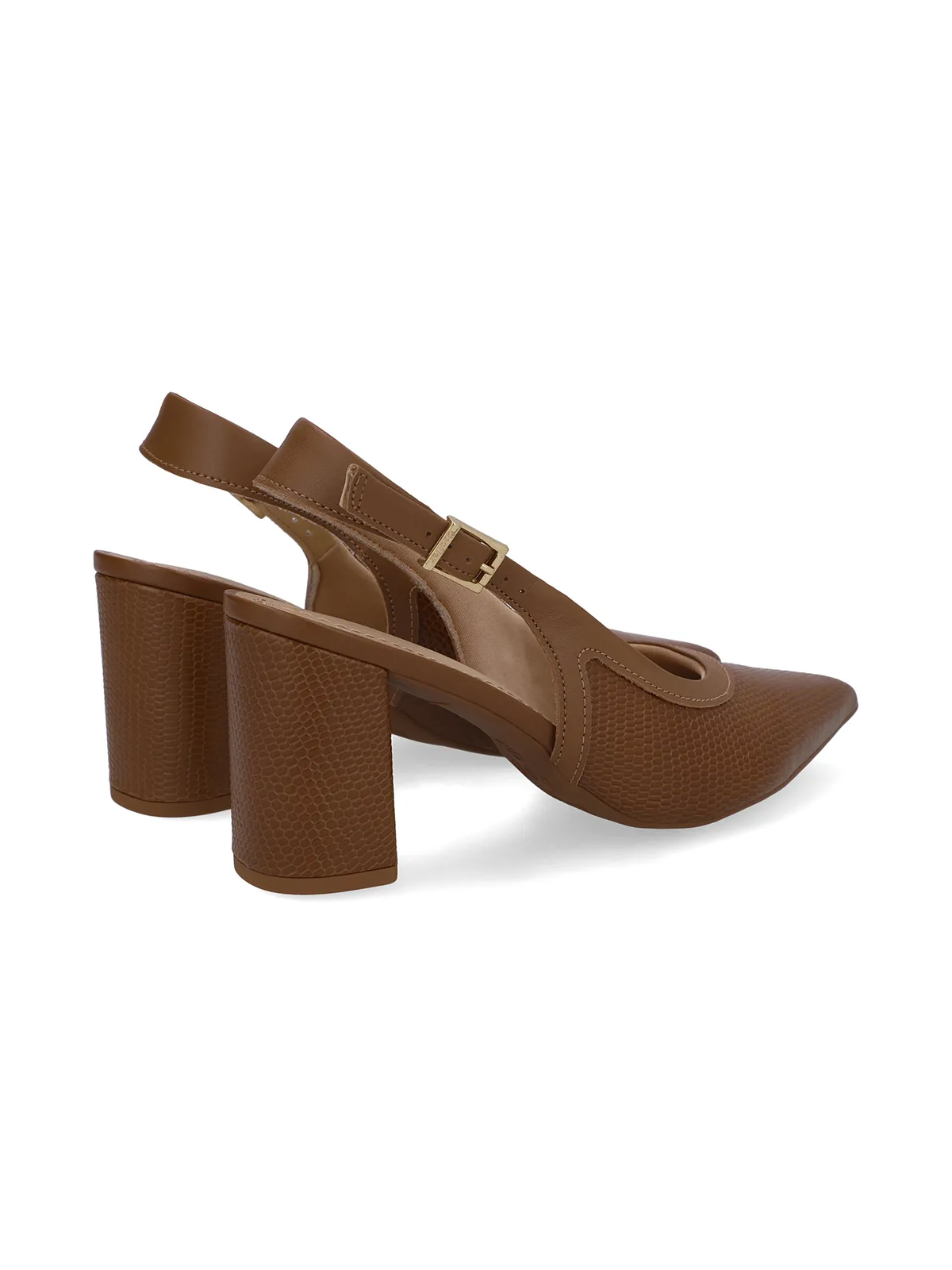 SLINGBACK EM COURO - Imagen 2