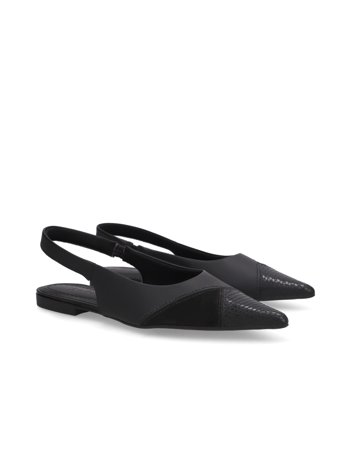 SLINGBACK EM COURO