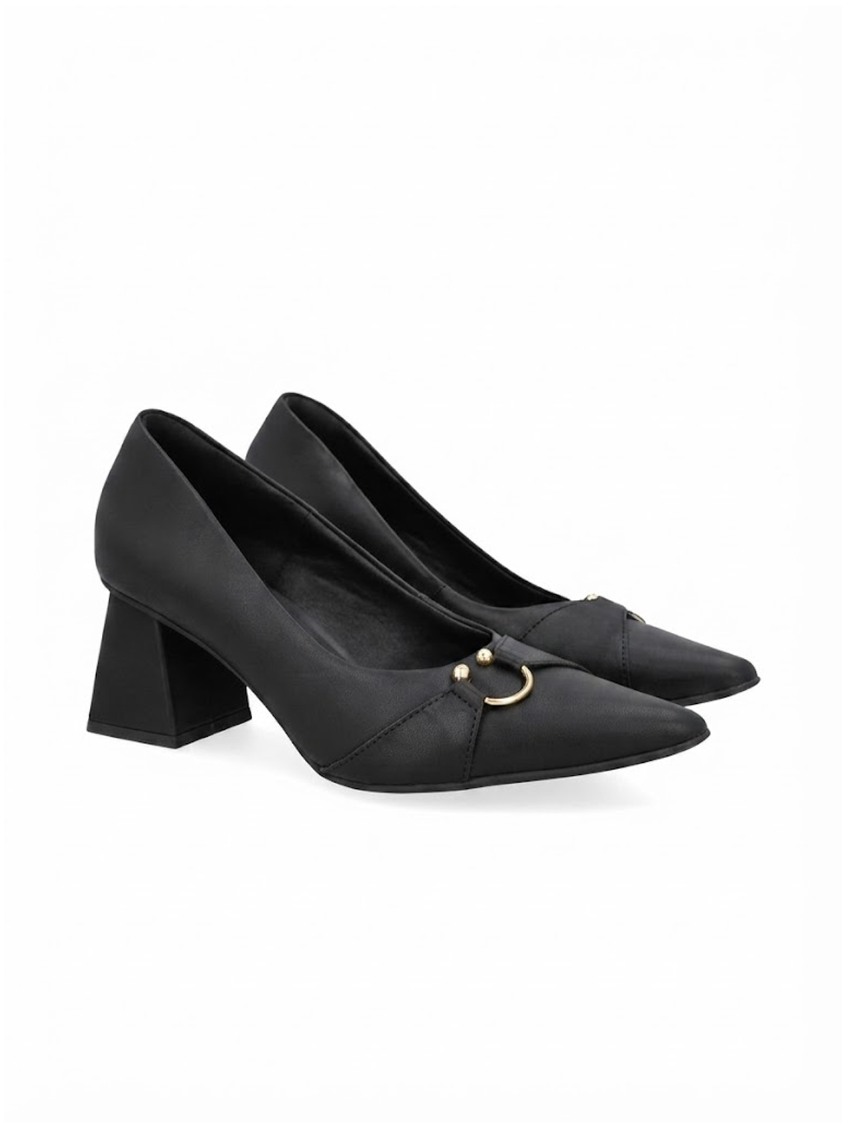 SCARPIN EM COURO